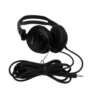 Sony MDR-V150 Dynamic Stereo Wired On-Ear Headphones Black Tested Working